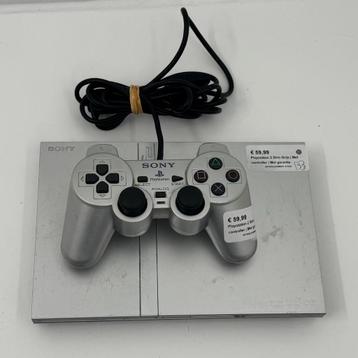 Playstation 2 Slim Grijs | Met controller | Met garantie beschikbaar voor biedingen