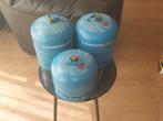 3x gasfles (leeg), Caravans en Kamperen, Kampeeraccessoires, Ophalen, Zo goed als nieuw