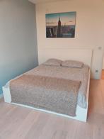 Ikea Bedframe MALM 160x200cm, Ophalen, Wit, Tweepersoons, Zo goed als nieuw