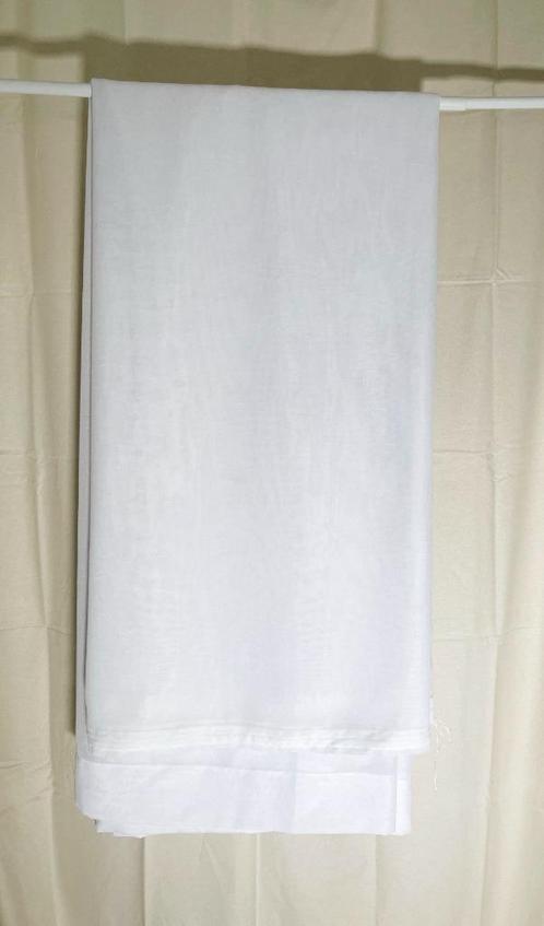 1 mooi Vitrage (zonder plooi strak 10meter x 240cm), Huis en Inrichting, Stoffering | Gordijnen en Lamellen, Nieuw, 200 cm of meer