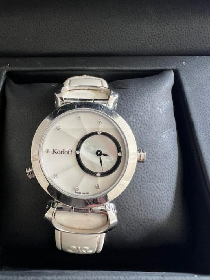 Uniek, reversible dameshorloge met Diamanten, Sieraden, Tassen en Uiterlijk, Horloges | Dames, Zo goed als nieuw, Polshorloge