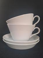 2 Witte porseleinen soepkommen met schotels, Arzberg TRIC, Ophalen of Verzenden