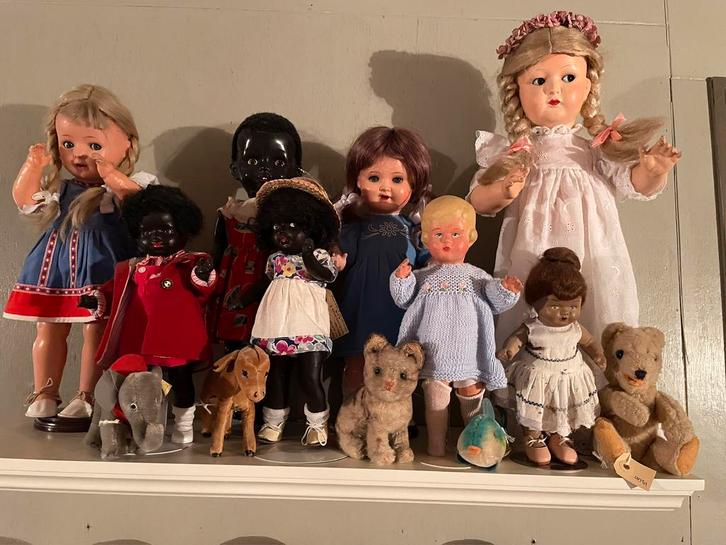 ANTIEKE-OUDE POPPEN, Verzamelen, Poppen, Pop, Ophalen of Verzenden