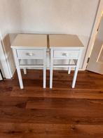 2 witte nachtkastjes 35x35 en 60 hoog, Huis en Inrichting, Slaapkamer | Nachtkastjes, Ophalen, Minder dan 45 cm, 55 tot 70 cm
