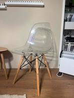 3x bureaustoel doorzichtig, Huis en Inrichting, Stoelen, Ophalen, Zwart, Zo goed als nieuw, Vier