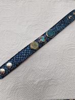 Noosa Armband Blauwe Zalm M met 3 Chunks, Ophalen of Verzenden