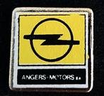 Opel- Angers Motors pin, Verzamelen, Verzenden, Zo goed als nieuw, Transport, Speldje of Pin