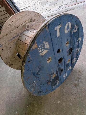 Houten kabelhaspel 100cm tuintafel statafel beschikbaar voor biedingen