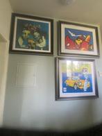 4x Herman brood zeefdrukken op papier 2 e.a, Antiek en Kunst, Kunst | Litho's en Zeefdrukken, Ophalen