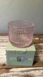 iitala waxine houder roze kastelhelmi, Huis en Inrichting, Ophalen of Verzenden, Zo goed als nieuw, Overige materialen, Minder dan 25 cm