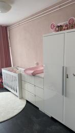 Complete ledikant set–Interbaby, wit hoogglans, Ophalen, Zo goed als nieuw, Jongetje of Meisje