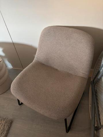 Beige Boucle fauteuil