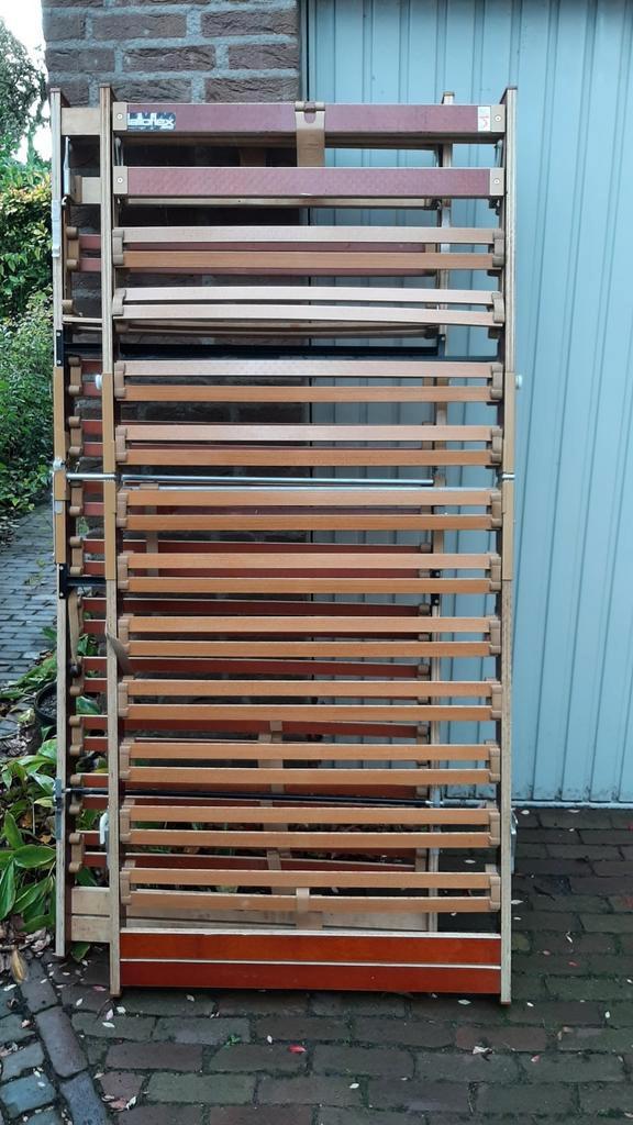 Gratis 2x lattenbodem 90x200 handmatig verstelbaar lattoflex, Huis en Inrichting, Slaapkamer | Matrassen en Bedbodems, Gebruikt
