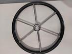 Stuurwiel carbon rvs 60cm (lichte beschadiging), Watersport en Boten, Ophalen of Verzenden, Zo goed als nieuw