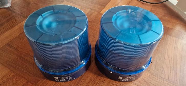 Hänsch Nova & Comet blauwe zwaailichten - Ambulance, Caravans en Kamperen, Kampeeraccessoires, Gebruikt, Ophalen of Verzenden