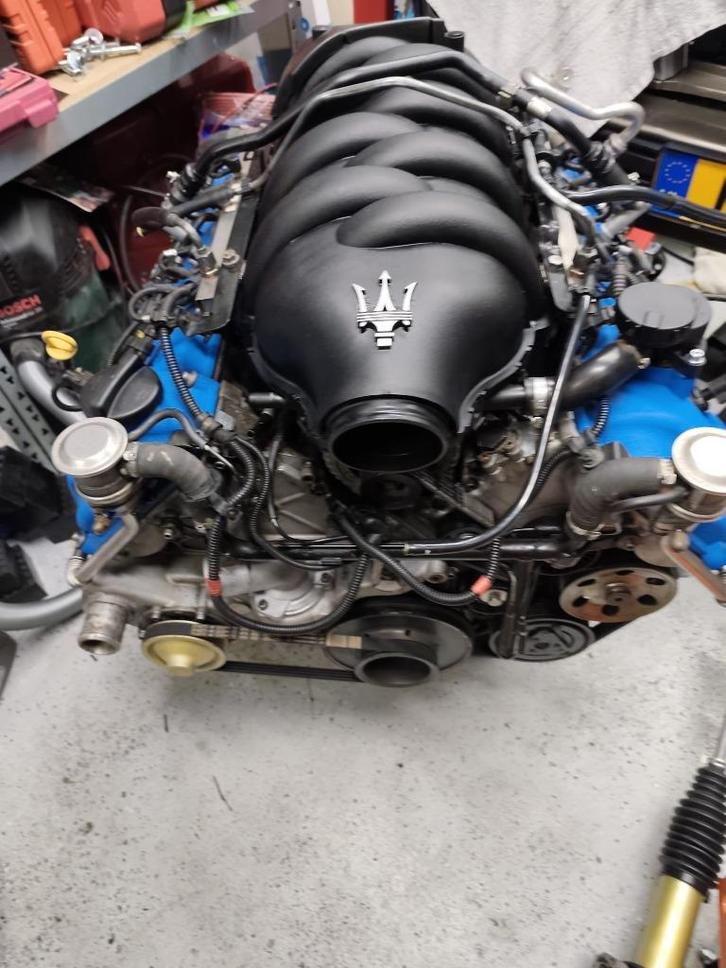 Maserati 4.2 V8 motorblok als nieuw incl bak+diff+cardan, Auto-onderdelen, Motor en Toebehoren, Maserati, Gereviseerd, Ophalen