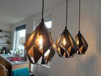 Nette hanglamp. Zwart met koper., Ophalen, Zo goed als nieuw, Minder dan 50 cm