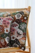 Muticolour jacquard kussen, Ophalen of Verzenden, Nieuw, Groen, Rechthoekig