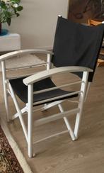 Regisseur stoel, Huis en Inrichting, Stoelen, Ophalen, Gebruikt, Wit, Eén