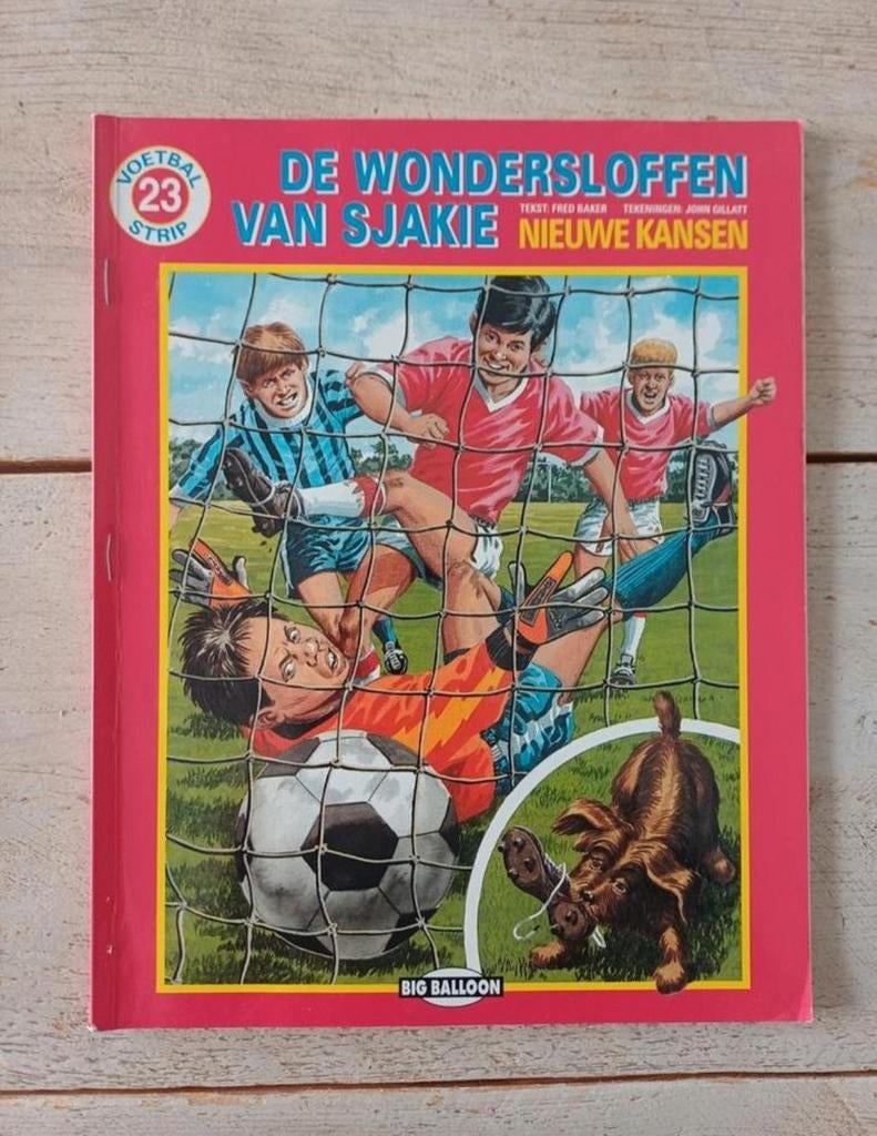 De wondersloffen van Sjakie Nr. 23 - Nieuwe Kansen [1e druk], Eén stripboek, Ophalen of Verzenden, Zo goed als nieuw