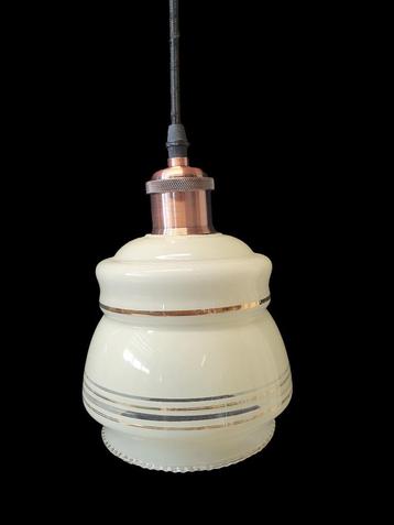1947 Vintage brocante hanglamp hanglampje lampje lamp  swiet beschikbaar voor biedingen