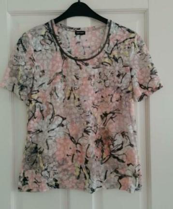 Gerry Weber shirt pastel tintjes bloemen print mt 40 35577 beschikbaar voor biedingen