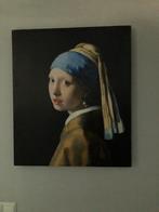Meisje met de parel op canvas, Huis en Inrichting, Woonaccessoires | Schilderijen, Tekeningen en Foto's, Ophalen, Zo goed als nieuw