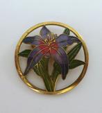 Cloisonnee broche, Overige materialen, Zo goed als nieuw, Verzenden