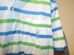 Paul & Shark vintage heren polo zomers gestreept XL, Kleding | Heren, Polo's, Verzenden, Wit, Maat 56/58 (XL), Zo goed als nieuw