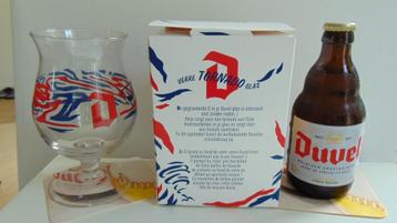 Duvel glas Tornado met een Duvel en Viltjes beschikbaar voor biedingen