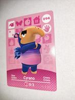 Amiibo Cyrano 094 Animal Crossing, Spelcomputers en Games, Nieuw, Ophalen of Verzenden