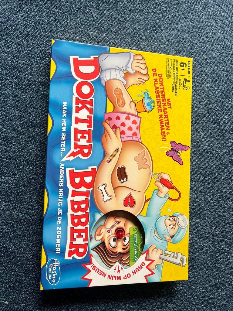 Dokter Bibber spel - Plezier voor jong en oud!, Een of twee spelers, Ophalen, Zo goed als nieuw