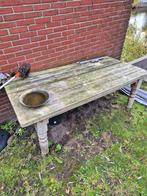 Houten Klustafel, Ophalen, Gebruikt, Rechthoekig