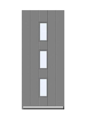 Geïsoleerde voordeuren, keuze uit verschillende modellen beschikbaar voor biedingen