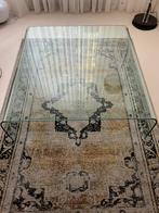 Glazen design salontafel, Ophalen, Gebruikt, Vierkant, Glas