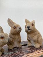 Paashaasjes/Konijntjes Flock - 3 Stuks!, Ophalen of Verzenden, Zo goed als nieuw