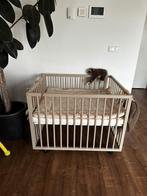Box inclusief matras en boxkleed, Ophalen, Zo goed als nieuw, Vierkant, Boxkleed