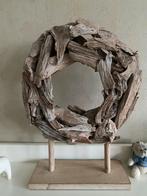 Houten decoratie krans / ornament  41 cm hoog, Ophalen of Verzenden, Zo goed als nieuw