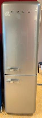 Grijze Smeg Koelvriescombinatie FAB32 195 cm hoog!, Witgoed en Apparatuur, Koelkasten en IJskasten, Gebruikt, 200 liter of meer