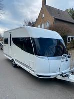 Hobby 460 UFE premium 2013 in Topstaat. Mover en voortent., Hobby, 7 tot 8 meter, Particulier, Lengtebed