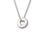 Swarovski / Ti Sento ketting met 2 hart hangers, Nieuw, Roze, Zilver, Verzenden