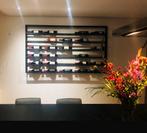 Industrieel metalen wijnrek, Ophalen