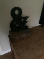 Letter & teken groot matzwart stoer sober 12€, Ophalen of Verzenden, Zo goed als nieuw