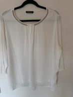 Wit Frank Walder shirt met gouden bies, maat 46, Kleding | Dames, Blouses en Tunieken, Ophalen of Verzenden, Nieuw, Maat 46/48 (XL) of groter