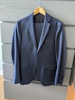 Blauw birdseye pak, Massimo Dutti maat 46, Ophalen, Blauw, Zo goed als nieuw, Massimo Dutti
