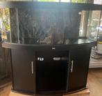 Grote Juwel aquarium sterk glas. Met bijpassend zwarte kast, Dieren en Toebehoren, Vissen | Aquaria en Toebehoren, Ophalen, Gebruikt