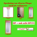 Opruiming van diverse verticale radiatoren. Merk: Plieger, Doe-het-zelf en Verbouw, Verwarming en Radiatoren, Ophalen, Hoog rendement (Hr)