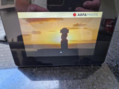 7 inch Agfa digitale fotolijst, Audio, Tv en Foto, Fotografie | Digitale fotolijsten, Zo goed als nieuw, Kleiner dan 8 inch, Ophalen of Verzenden