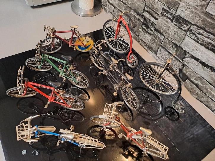 Miniatuur Fietsen Collectie, Hobby en Vrije tijd, Modelbouw | Auto's en Voertuigen, Gebruikt, Overige typen, 1:50 of kleiner, Overige merken