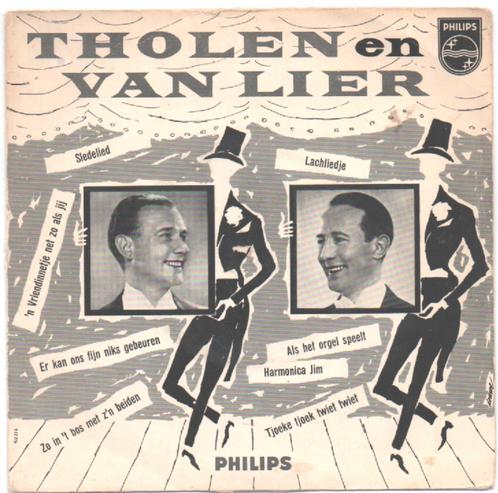 Tholen en Van Lier- EP !!!, Cd's en Dvd's, Vinyl | Nederlandstalig, Gebruikt, Levenslied of Smartlap, Overige formaten, Verzenden